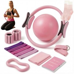 Pilates Equipment Kit for Home Workout, 16 pcs Pilates Kit With Weights for W…