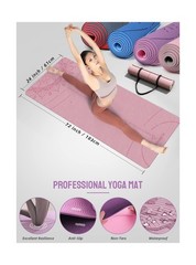 1/3 Yoga Mat Thick, Yoga Kit and Sets for Beginners Include High Density Yoga…