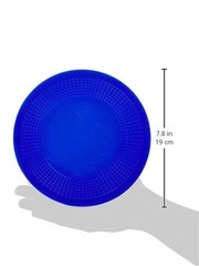 Dycem Non-Slip Mat, Blue Textured Pad, 7.5″ Diameter × 1/8″ Thick – D