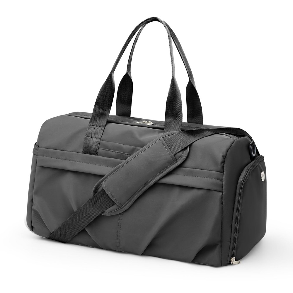 Gym Duffle Bag with Shoe Compartment for Women Men Sports Workout Carry on We…