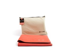 Travel Yoga Mat “Coral Red” Natural Rubber Vegan & Non Slip Eco &…