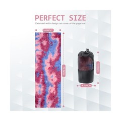 Eunzel Yoga Towel,Hot Yoga Mat Towel with Grip Dots Sweat Absor… FAST USA SHIP