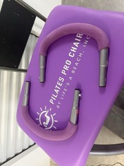 Pilates Pro Chair by Life’s a Beach – Purple – Solid Well Built Used Works