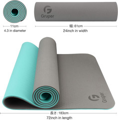 Yoga Mat Non Slip, Eco Friendly Fitness Exercise Mat with Carrying Strap,Pro Yog