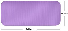 All Purpose 1/2-Inch Extra Thick High Density Anti-Tear Exercise Yoga Mat and…