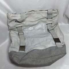 Manduka Yoga Mat Laptop Tote Canvas Bag Gray Shoulder Gym Travel Fitness Pilates