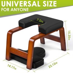 Yoga Headstand Bench, Yoga Inversion Chair, Headstand Trainer for Relieve , I…