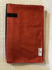 Yoga Factory Hot Yoga Towel – Red and Black – 72” by 23”