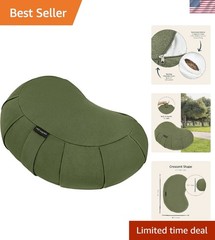 Sedona 17in Buckwheat Zafu Meditation Cushion – Adjustable Support & Comfort