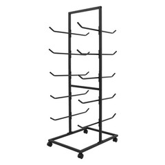 5 Tiers Yoga Mat Holder,Yoga Mat Storage Iron Rack,Yoga Mats Organizer Shelf