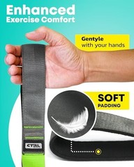 Non-Elastic Stretching Strap with Loops – Yoga & Physical Therapy Band for Flexi