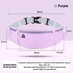 Sports Waist Pack Women Men Running Belt Waist Bag Waterproof Waist Bag Portable