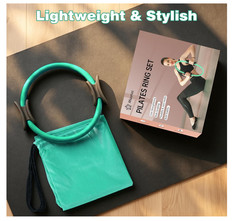 Pilates Ring, 14″ Magic Circle Pilates Ring for Women Workout Fitness Circle