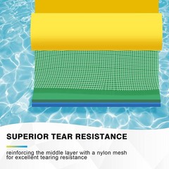 Lily Pad Floating Water Mat – 9 X 4 Ft , 3-Layer Tear-Resistant XPE Foam