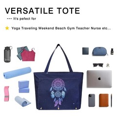 Yoga Mat Bag Yoga Bags and Carriers Fits All Your Stuff Yoga Tote Bag with Zi…