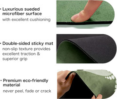 Premium Extra Thick Non-Slip Yoga Mat 4.6′ x 3.5mm for Comfort & Meditation