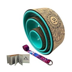 Aozora Yoga Wheel 13″ with Most Detailed Book Step by Step Guide on How to Do…