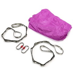 6.7 Yards Aerial Silks Yoga Swing Set Hammock Kit w/ Hardware For Gravity Flying