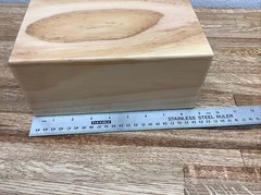 Yoga Accessories 4 Inch Hollow Core Sanded Pine Wood Yoga Block for Fitness (B4)