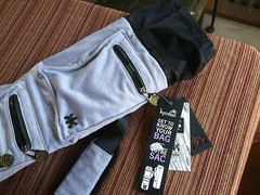 NEW Kyodan Yoga Mat Bag Gray, Fabric Mat Holder,Shoulder Strap Drawstring Pouch