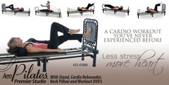 Stamina AeroPilates Premier Reformer w Cardio Rebounder Pilates Exercise 55-4700