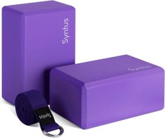 Yoga Blocks & Strap Set – Lightweight, Non-Slip, Perfect for Stretching & Toning