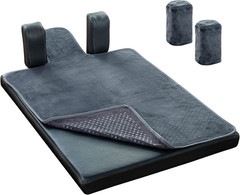 Pilates Reformer Non-Slip Mat Towel (Included 2 Pcs Shoulder Block Covers) (DARK