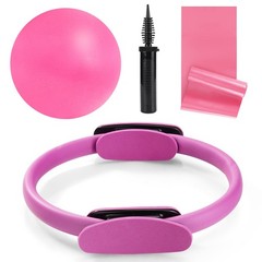 Pilates Ring, Pilates Ring Circle and Ball Set, 12 Inch Magic Circle Pilates Rin