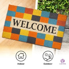 Doormat Coconut Modern Welcome 40×70 cm Doormat Outdoor and Indoor Doormat…
