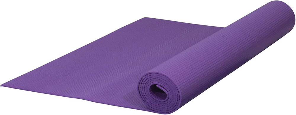 Yoga Mat Travel-Friendly Non-Slip Textured Surface 1/8 Inch Thickness 68×24