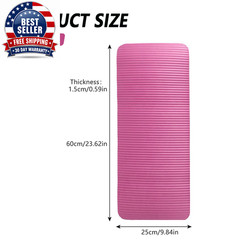 Mini Premium Yoga Mat Shock Absorption Soft Pilates Exercise Mat for Home Yoga P