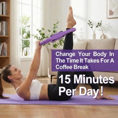 13 Piece Pilates Kit for Women, Home Pilates Ring and Ball Set with 5 Resista…