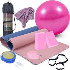 Complete Yoga Starter Kit – 11-Piece Set with Mat, Blocks, Strap & More