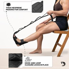 Yoga Leg Stretch Strap for Achilles Tendonitis