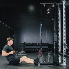 Titan Fitness 89″ Tall Selectorized Wall Mounted Pulley Tower