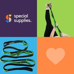 Deep Stretch Yoga Strap with Multiple Loops for Adults Home Workout Equipment