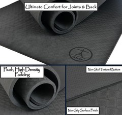 Extra Thick Yoga Mat Wide & XL-Our 10mm Extra Large Yoga Mat Thick Extra Wide