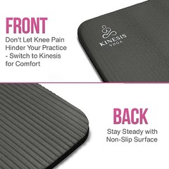 Knee Pad Cushion – Extra Thick 1 inch (25mm) for Pain Free Yoga – Includes