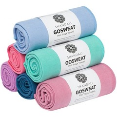 Shandali Hot Yoga GoSweat Microfiber Hand Towel in 26.50″ x 16.00″, Gray