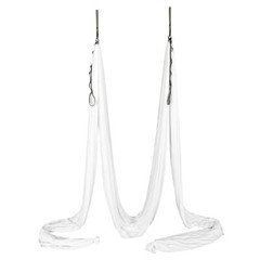 Aerial Stand Portable Aerial Rig Yoga Swing Bar w/39Ft Aerial Silk