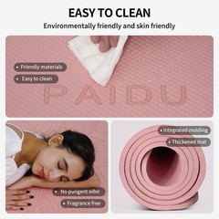 PAIDU Large Yoga Mat-72’x36’x0.4’ Extra Width ＆ Thick,C
