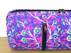 INDIAN HANDBLOCK” Purple Floral Yoga Mat Carrier Gym Bags With Shoulder Strap UK