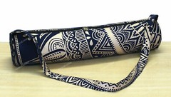 Indian Print Hand Yoga Bag Gym Exercise Mat Carrier Bags With Shoulder Strap