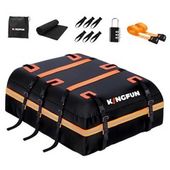 Car Rooftop Cargo Carrier Bag, Waterproof Car Roof Luggage 15 Cubic Feet