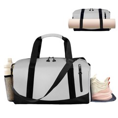 Yoga Mat Bag Gym Workout Pilates Tote With Water Bottle Wet Dry Pocket