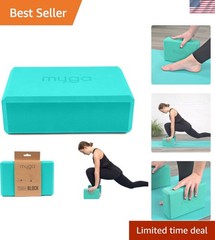 High-Density Yoga Brick – Non-Slip Foam Block for Enhanced Flexibility & Balance
