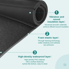 Large Washing Machine Anti Vibration Mat 63 x 29.5 Inch