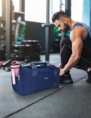 Gym Bag for Women and Men with Shoe Compartment & Wet Pocket – Duffle Bag for…