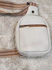 Telena Sling Bag for Women, Anti-Theft Crossbody Bag with Small white