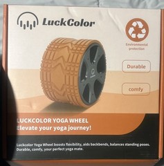 Brand New Open Box LUCKCOLOR YOGA WHEEL